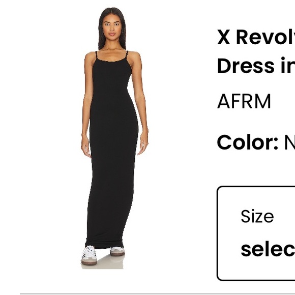 AFRM ESSENTIAL ASHLYN MAXI DRESS - Picture 1 of 4